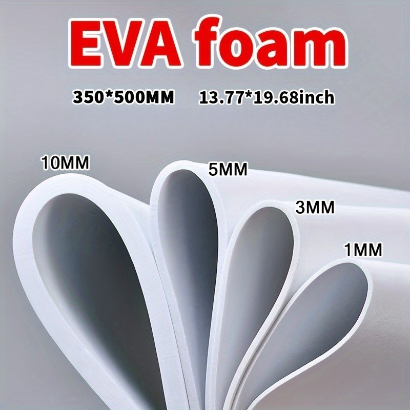 Cosplay Prop Foam Board - Papan Busa EVA 14x19 Inci, Tebal