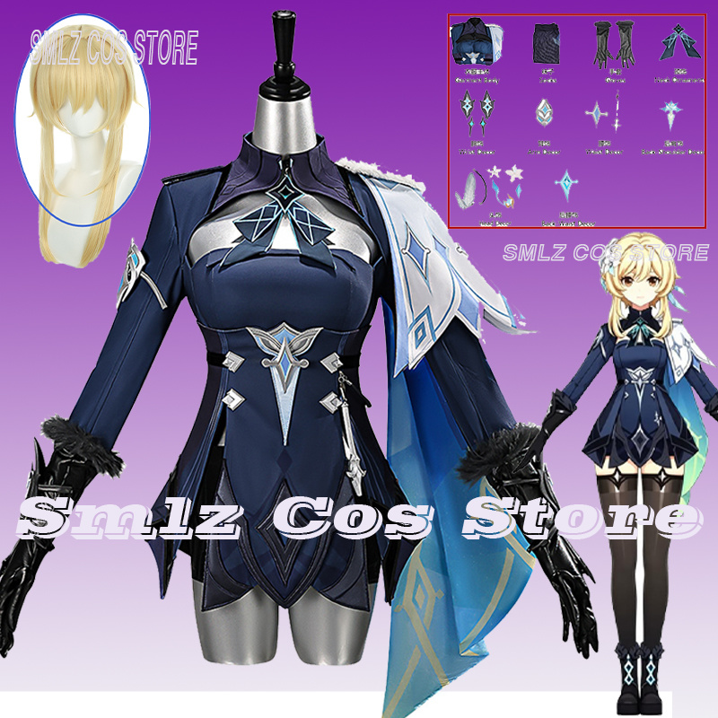 Cosplay Prop Making - Kostum Cosplay Traveler Lumine Genshin Impact