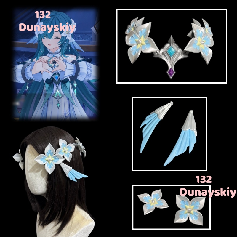 Cosplay Prop 3D Print Settings - Snezhnaya Vodyanitsa Alyosha Odette Aksesoris Kepala