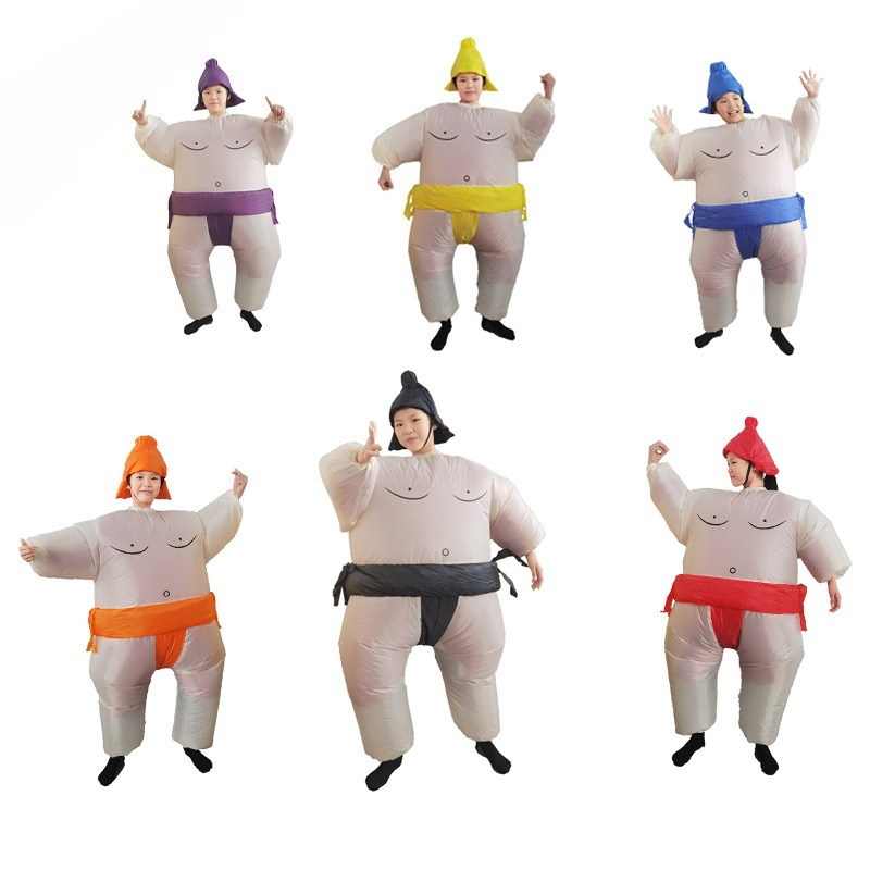 Cosplay Prop - Kostum Inflatable Pegadis Sumo untuk Pertandingan,