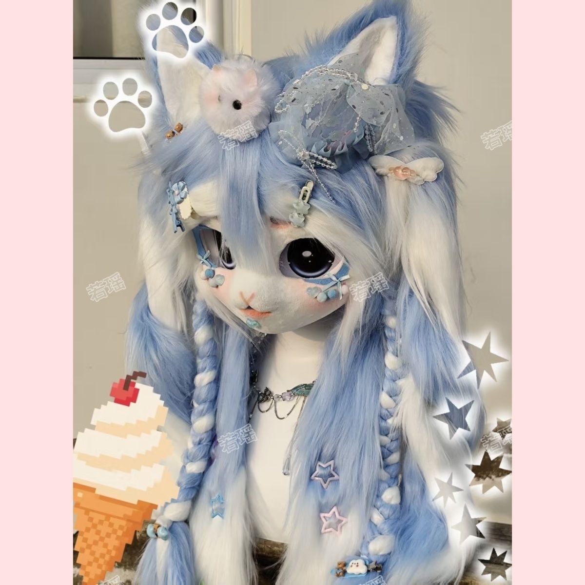 Cosplay Prop Making - Desain OC Kustom Kepala Fursuit Kemono