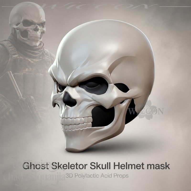Topeng Helm Tengkorak Asam Pol - Cosplay Prop 3D Print Settings ulasan dan harga