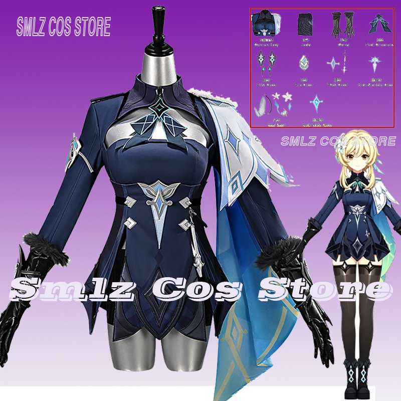 Kostum Cosplay Traveler Lumine - Cosplay Prop Making ulasan dan harga