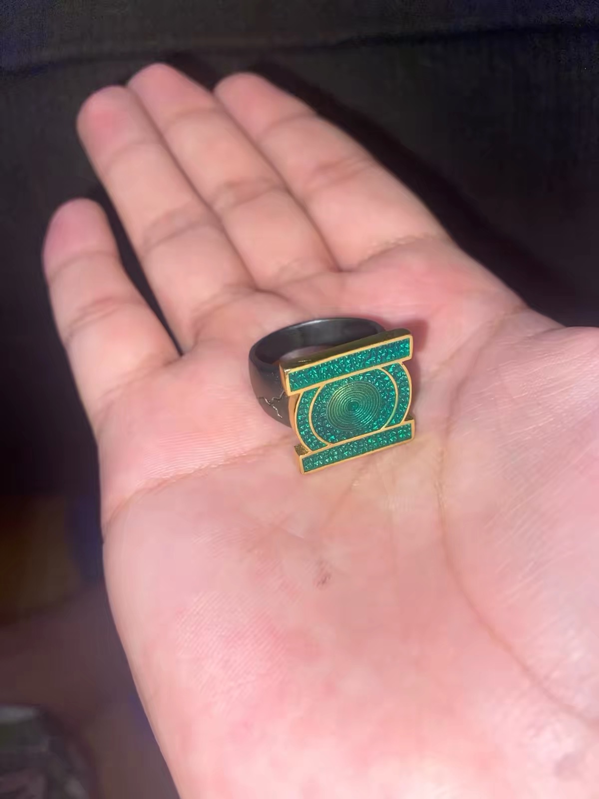 Cincin Green Lantern Corps Bar - Cosplay Fire Prop ulasan dan harga