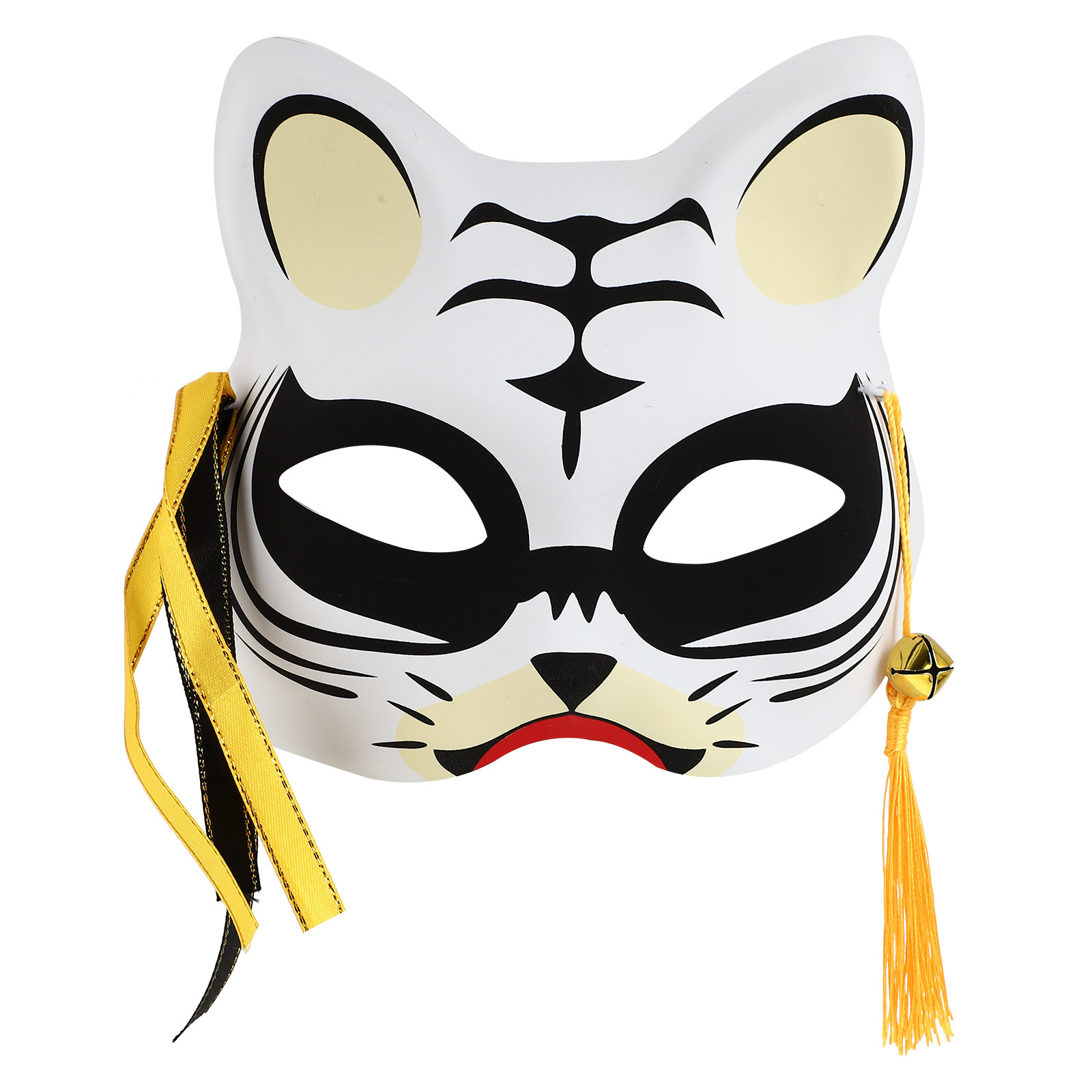 Topeng Harimau Setengah Wajah, - Easy Cosplay Prop ulasan dan harga