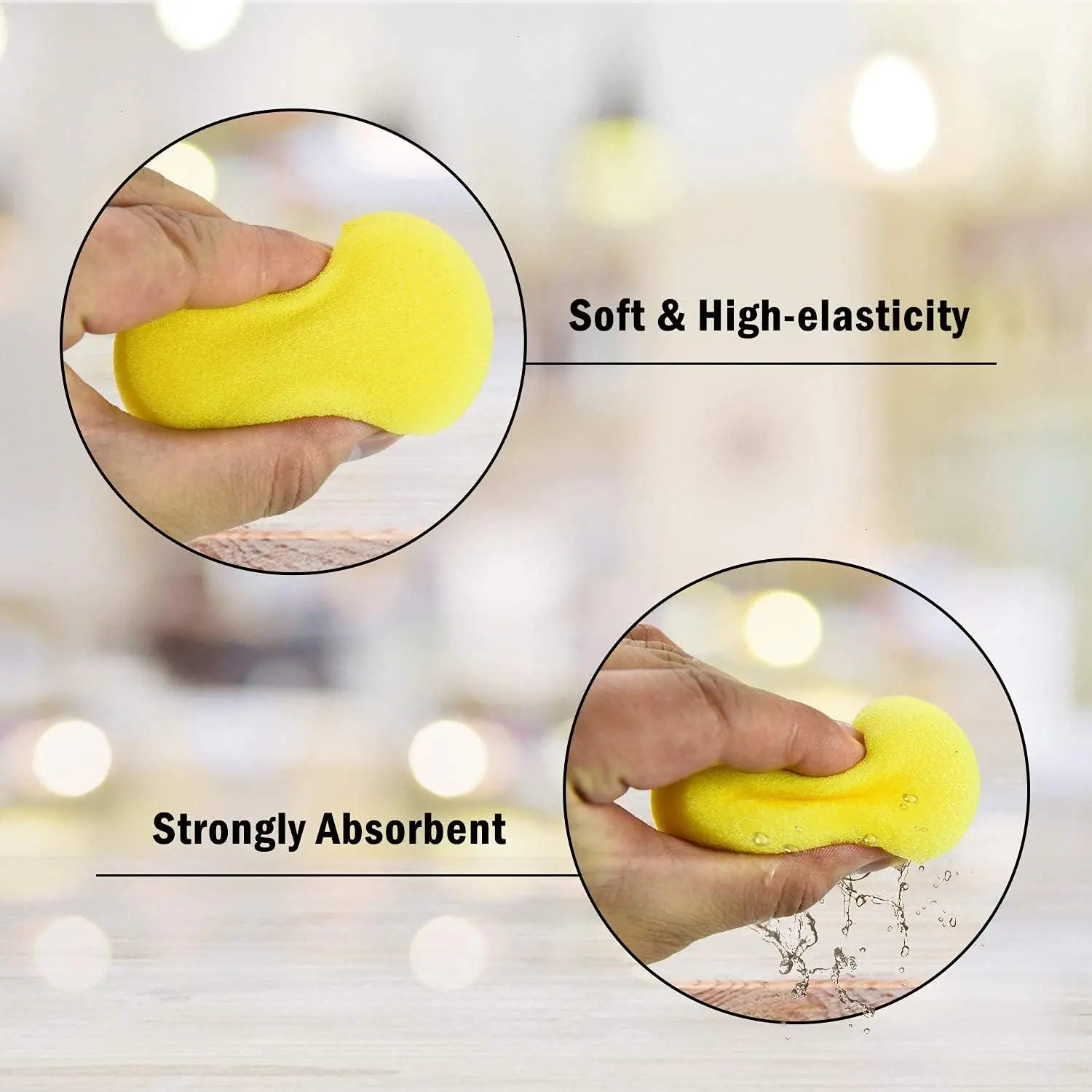 10 Buah Spons Keramik Bulat –  - Foam Clay Sculpt ulasan dan harga