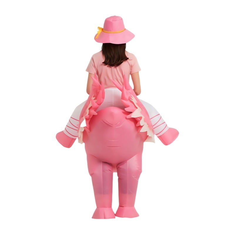 Kostum Tiup Flamingo Merah Mud - Cosplay Prop ulasan dan harga