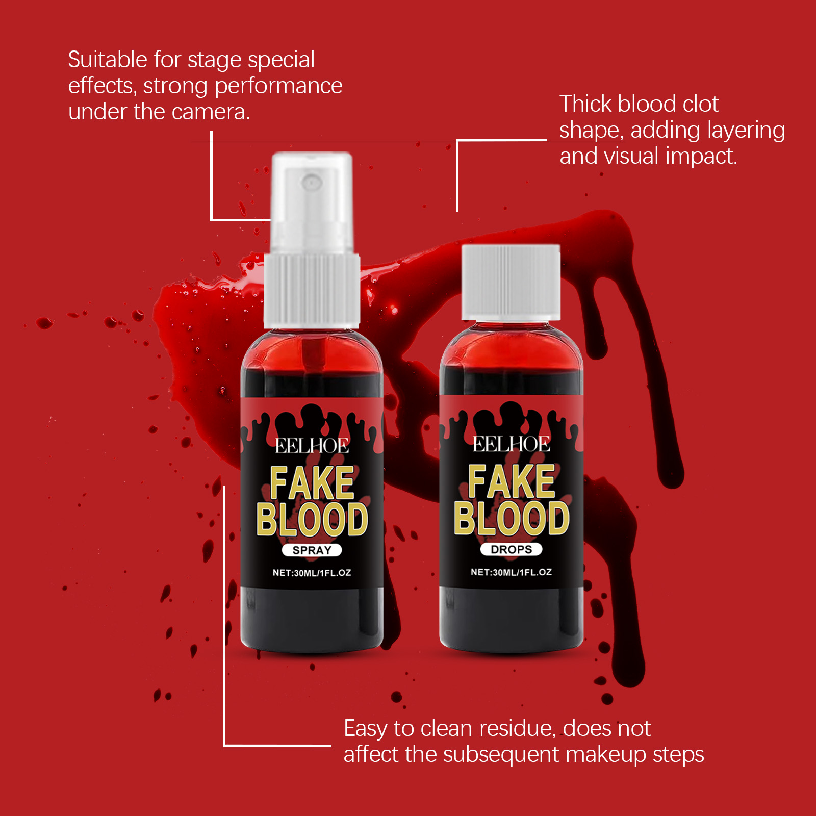 Semprotan Darah Palsu Profesio - Cosplay Prop Paint ulasan dan harga
