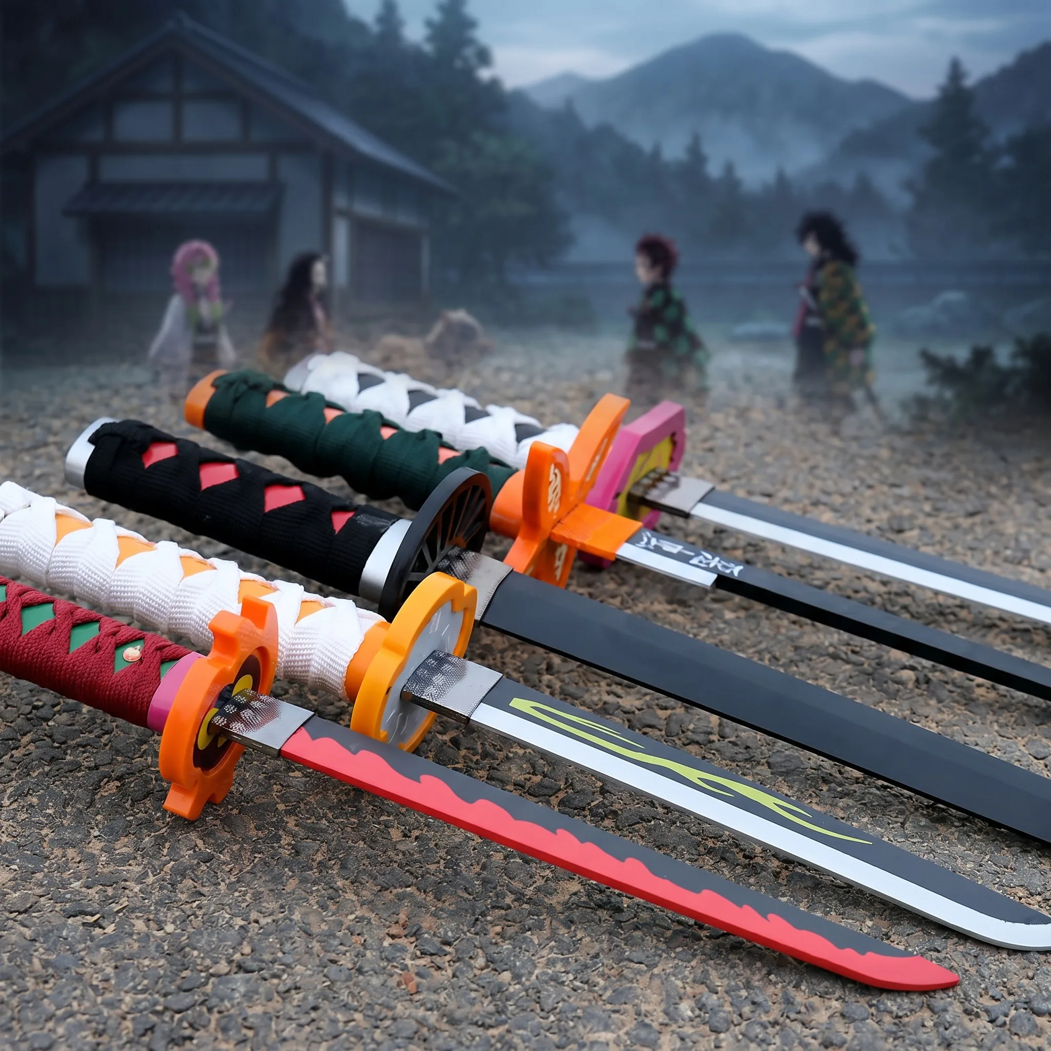 Pedang Anime Demon Slayer Tanj - Cosplay Prop Dagger ulasan dan harga
